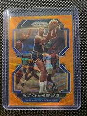 Wilt Chamberlain [Orange Wave] Basketball Cards 2021 Panini Prizm Prices