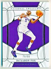 De'Aaron Fox #11 Basketball Cards 2021 Panini National Treasures Prices