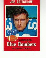 Joe Critchlow #20 Football Cards 1971 O Pee Chee CFL Prices