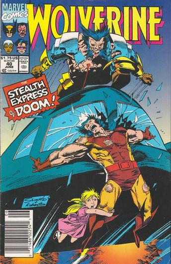 Wolverine [Newsstand] #40 (1991) Cover Art
