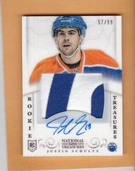 Justin Schultz [Autograph Patch] Hockey Cards 2013 Panini National Treasures Prices