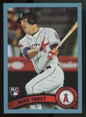 Mike Trout [Blue Border] Baseball Cards 2011 Topps Update Prices