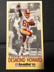 Desmond Howard #194 Football Cards 1993 Fleer Gameday Prices