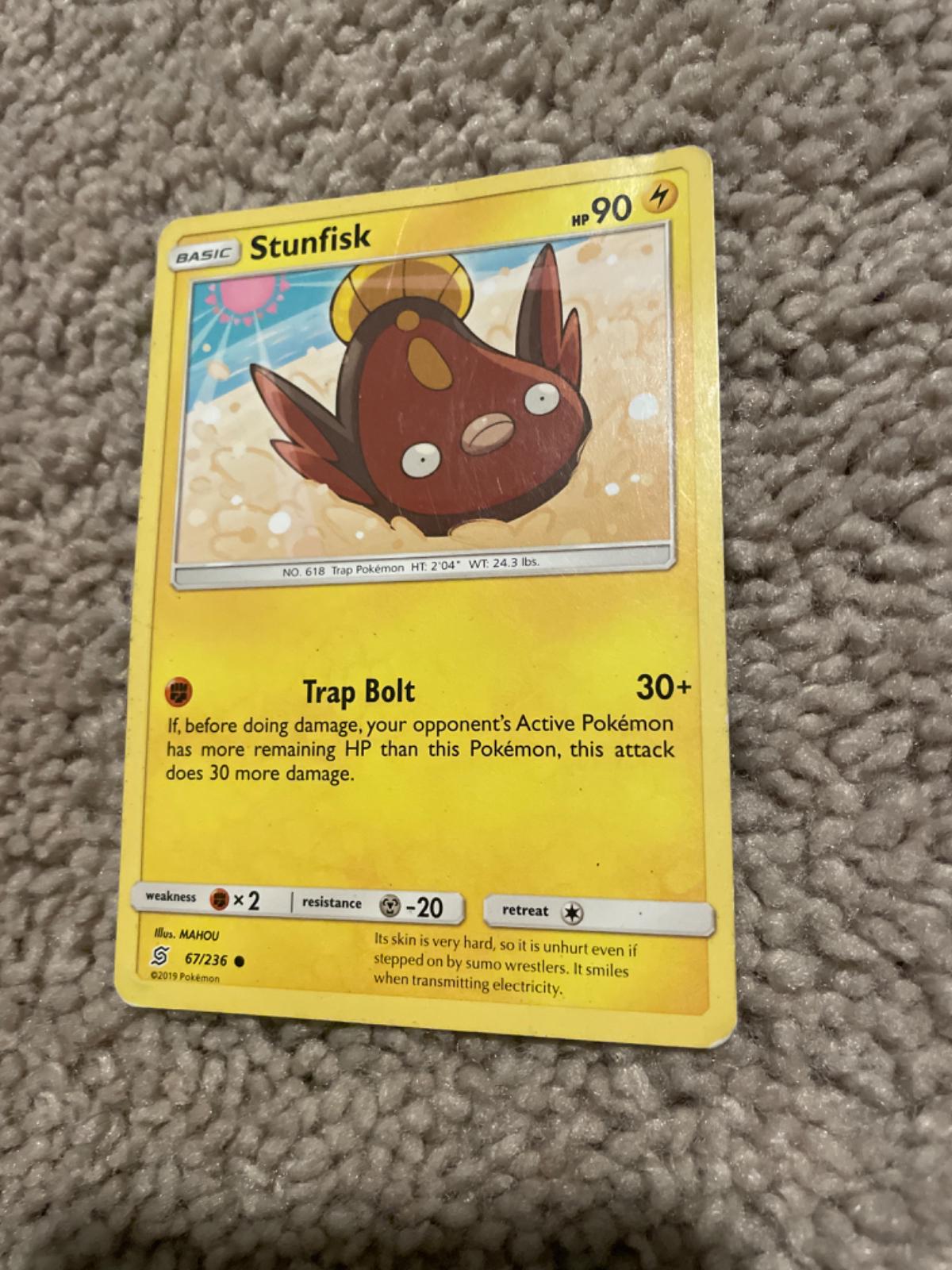 Stunfisk Ungraded Pokemon Unified Minds