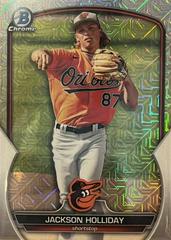 Jackson Holliday [Mega Box Mojo Refractor] #BCP-227 Baseball Cards 2023 Bowman Chrome Prospects Prices