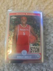 Bonzi Wells #148 Basketball Cards 2006 Topps Chrome Prices