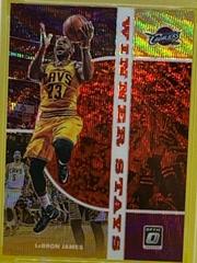 LeBron James [Red Wave] Basketball Cards 2019 Panini Donruss Optic Winner Stays Prices