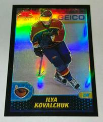 Ilya Kovalchuk [Black Refractor] #149 Hockey Cards 2001 Topps Chrome Prices