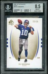Eli Manning [Gold] #34 Football Cards 2007 SP Authentic Prices