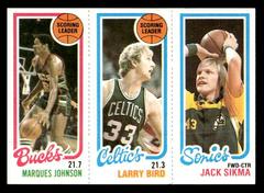 Sikma, Bird, Johnson Basketball Cards 1980 Topps Prices