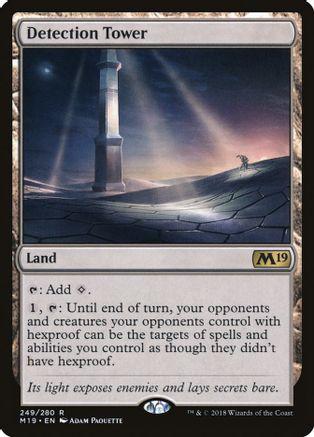 Detection Tower [Foil] Magic Core Set 2019