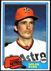 Nolan Ryan #240 Baseball Cards 1981 Topps Prices