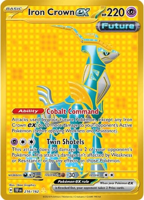 Iron Crown ex #216 Pokemon Temporal Forces