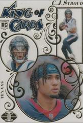 C.J. Stroud #17 Football Cards 2023 Panini Illusions King of Cards Prices