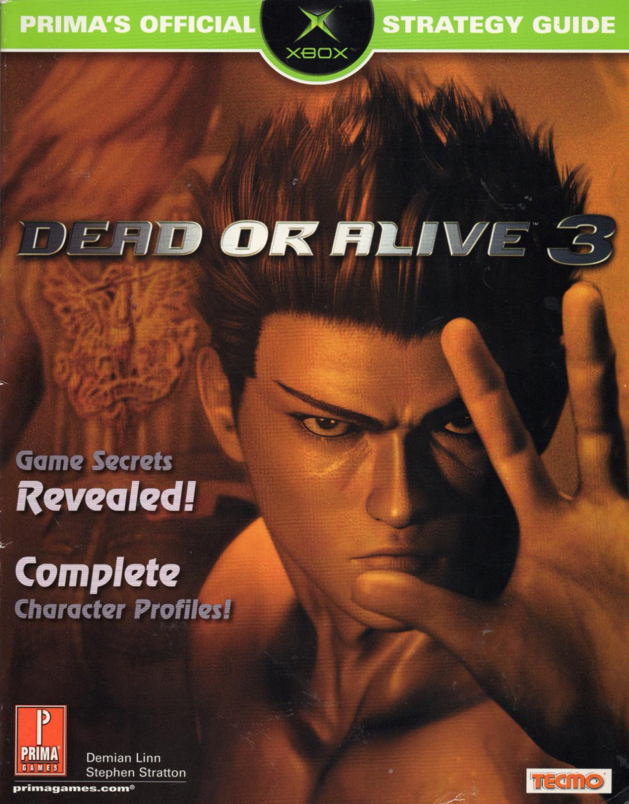 Dead or Alive 3 [Prima] Strategy Guide