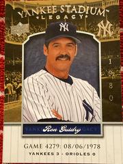 Ron Guidry Baseball Cards 2008 Upper Deck Yankee Stadium Legacy 1970's Prices