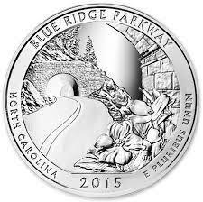 2015 [BLUE RIDGE] Coins America the Beautiful 5 Oz Prices