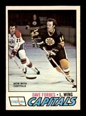 Dave Forbes #143 Hockey Cards 1977 O-Pee-Chee Prices
