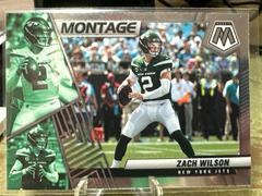 Zach Wilson #M-13 Football Cards 2022 Panini Mosaic Montage Prices