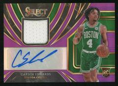 Carsen Edwards [Purple] #CEW Basketball Cards 2019 Panini Select Rookie Jersey Autographs Prices