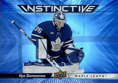 Ilya Samsonov #IN-1 Hockey Cards 2023 Upper Deck Instinctive Prices