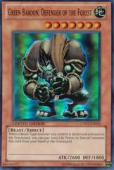 Green Baboon, Defender of the Forest CT07-EN010 YuGiOh Collectible Tins 2010 Prices