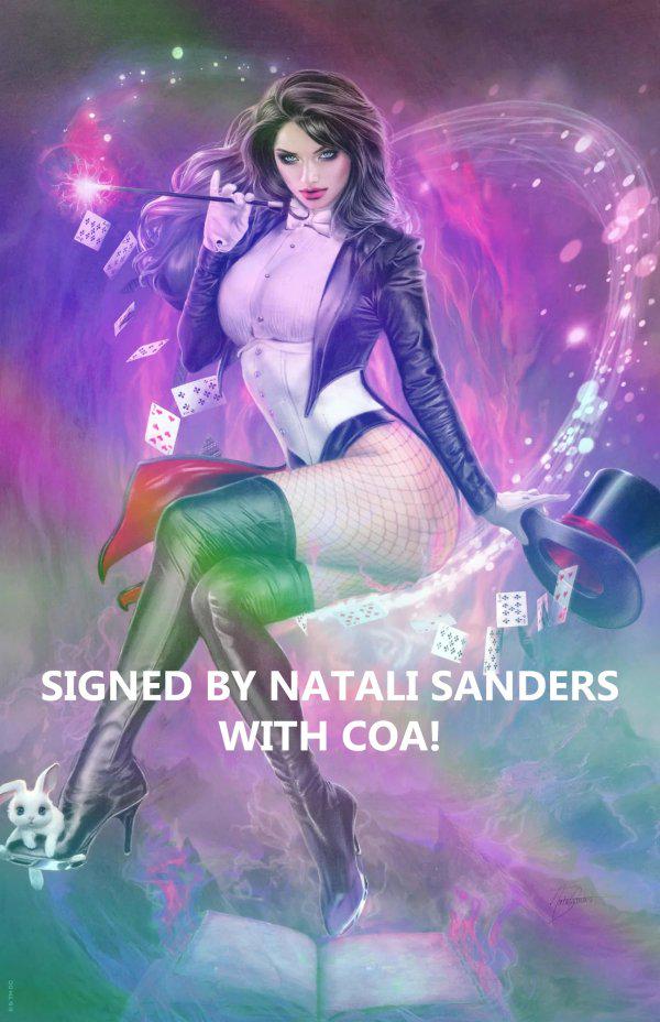 Knight Terrors: Zatanna [Sanders Signed Foil Virgin] #1 (2023) Comic Books Knight Terrors: Zatanna