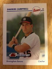 Darrin Campbell #53 Baseball Cards 1991 Impel Line Drive Pre Rookie AA Prices