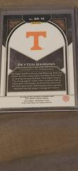 Back Of Card | Peyton Manning Football Cards 2023 Panini Prizm Draft Picks Brilliance