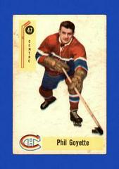 Phil Goyette Hockey Cards 1958 Parkhurst Prices