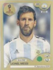 Lionel Messi [Gold] Soccer Cards 2018 Panini World Cup Stickers Prices