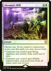 Akroma's Will [Foil] Magic Commander Legends Prices