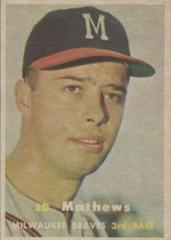 Ed Mathews #250 Baseball Cards 1957 Topps Prices