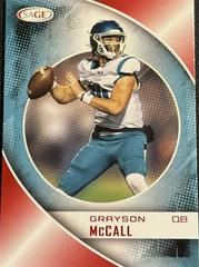 Grayson McCall [Red] #52 Football Cards 2023 Sage Prices