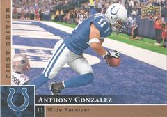 Anthony Gonzalez #66 Football Cards 2009 Upper Deck First Edition Prices