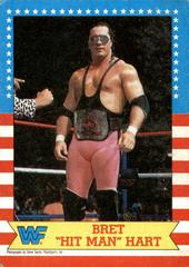 Bret 'Hit Man' Hart #1 Wrestling Cards 1987 Topps WWF Prices