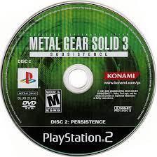 Disc 2 | Metal Gear Solid 3 Subsistence Playstation 2