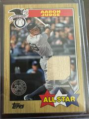 Aaron Judge #87ASR-AJ | Aaron Judge Baseball Cards 2022 Topps 1987 All Stars Relics