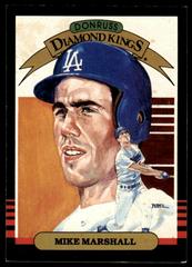 Mike Marshall #12 Baseball Cards 1985 Panini Donruss Diamond Kings Supers Prices