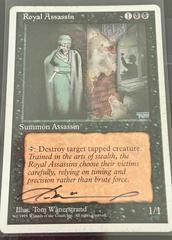 Signed  | Royal Assassin Magic 4th Edition