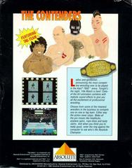 Title Match Pro Wrestling - Back | Title Match Pro Wrestling Atari 7800