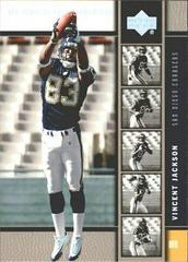 Vincent Jackson [Platinum] #10 Football Cards 2005 Upper Deck Rookie Premiere Prices