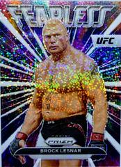 Brock Lesnar [White Sparkle] #15 Ufc Cards 2023 Panini Prizm UFC Fearless Prices