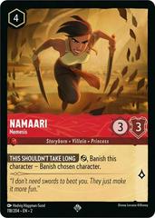 Namaari - Nemesis [Foil] #118 Lorcana Rise of the Floodborn Prices