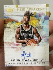 Lonnie Walker IV #LW4 Basketball Cards 2018 Panini Court Kings Heir Apparent Autographs Prices