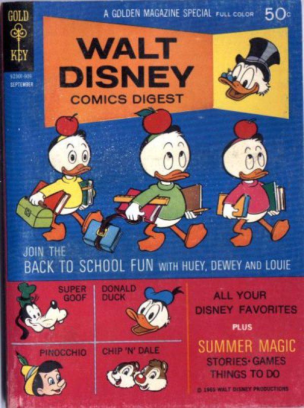 Walt Disney Comics Digest #15 (1969) Comic Books Walt Disney Comics Digest