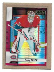 Carey Price [Red Prism] #100 Hockey Cards 2017 O Pee Chee Platinum Prices