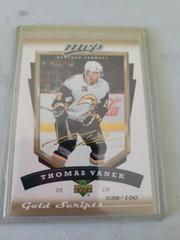 Thomas Vanek [Gold Scripts] Hockey Cards 2006 Upper Deck MVP Prices