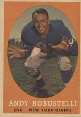 Andy Robustelli #15 Football Cards 1958 Topps Prices