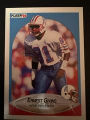 Ernest Givins #127 Football Cards 1990 Fleer Prices